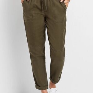 Maurices Olive Weekender Cargo Pants with Straight-Leg Cut